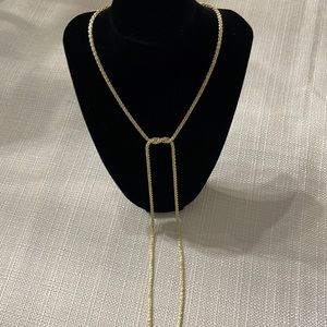 Kendra Scott long twist necklace